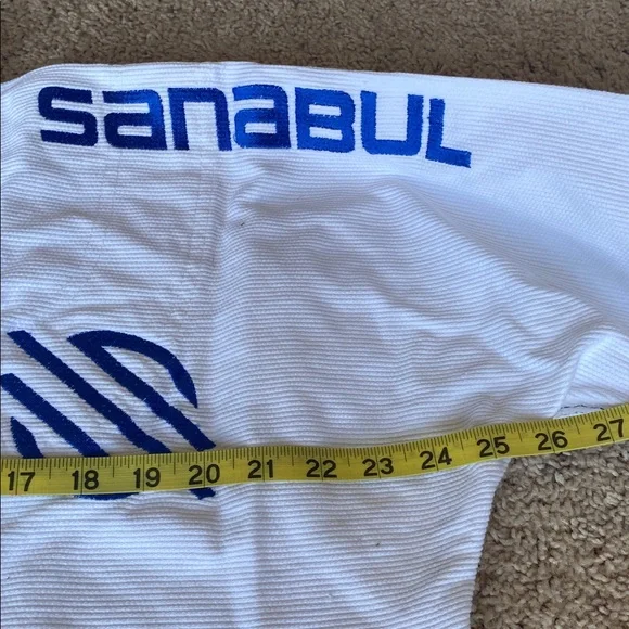 Sanabul White and Blue Jiu Jitsu Gi - Picture 12 of 12